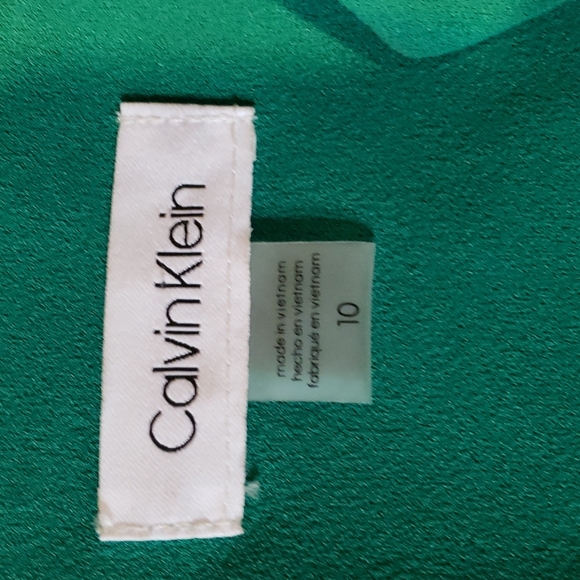 Calvin Klein Green Sleeveless Dress - Picture 8 of 13